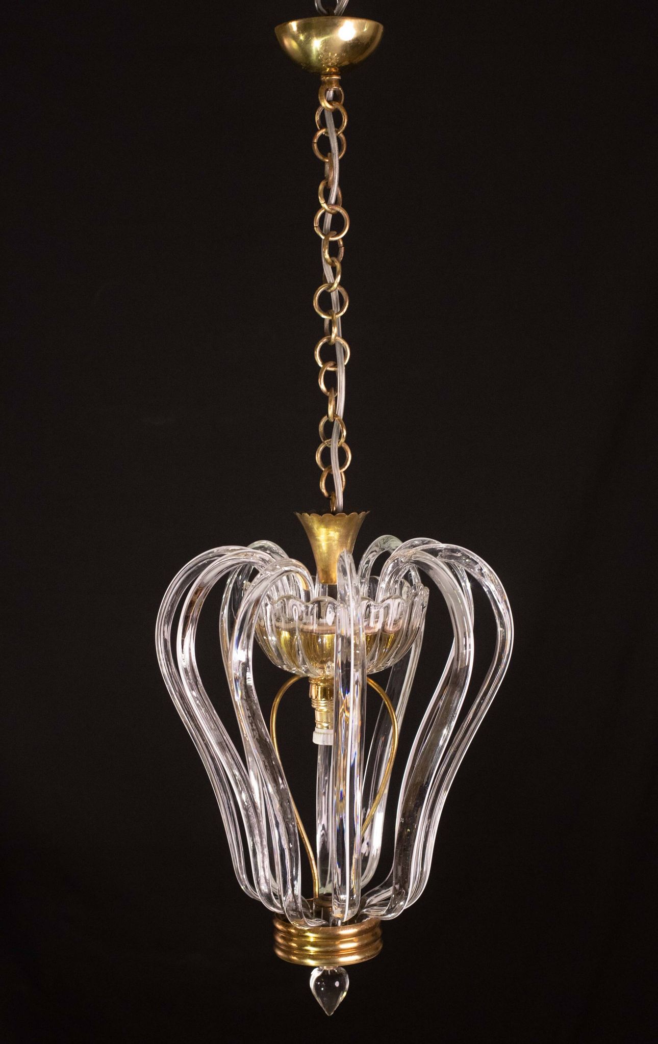 Midcentury Jewel Murano Glass Chandelier by Barovier e Toso, 1950s
