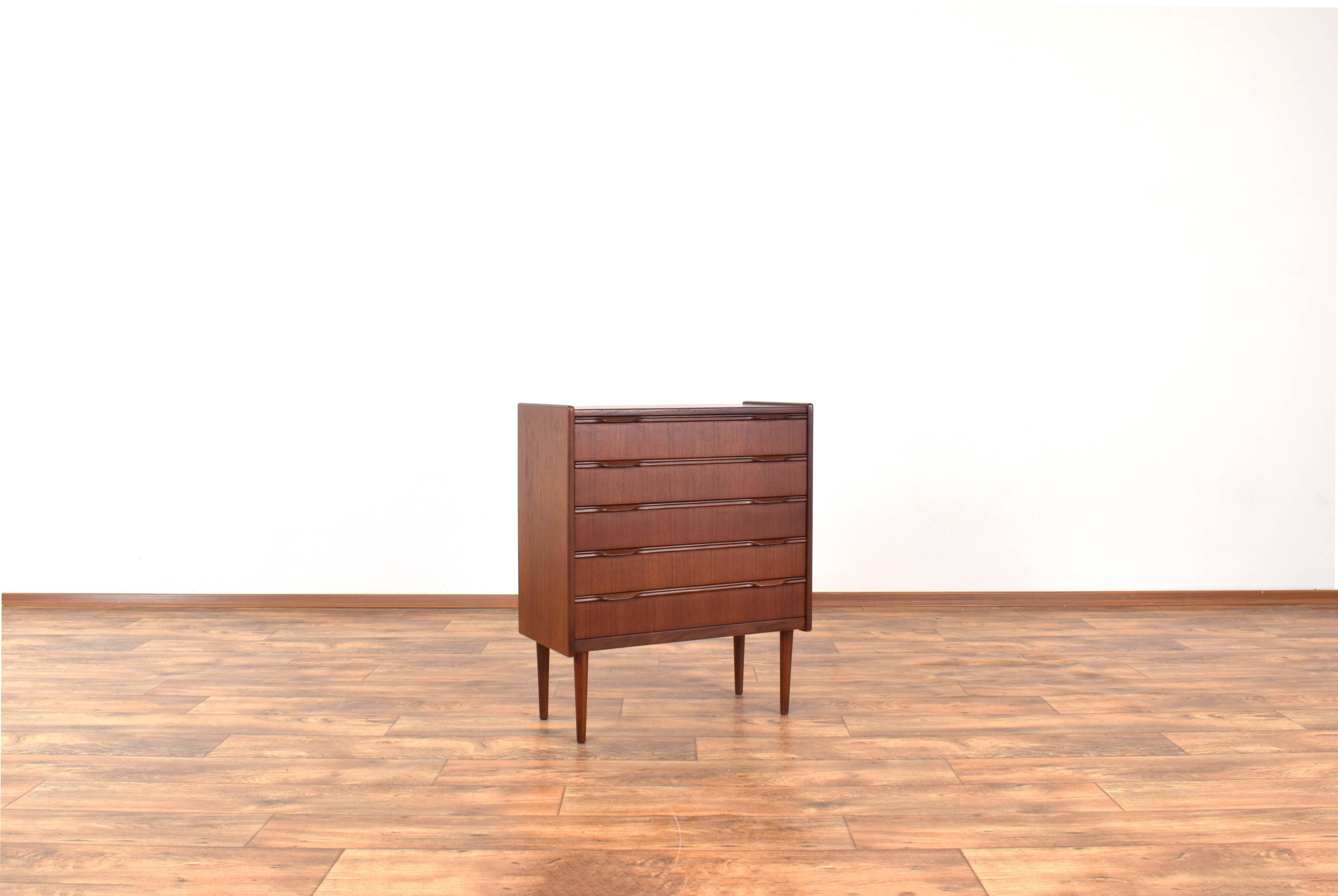 Mid-Century Danish Teak Chest of Drawers, 1960s.