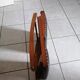 Vintage rocking footrests in wood and faux leather