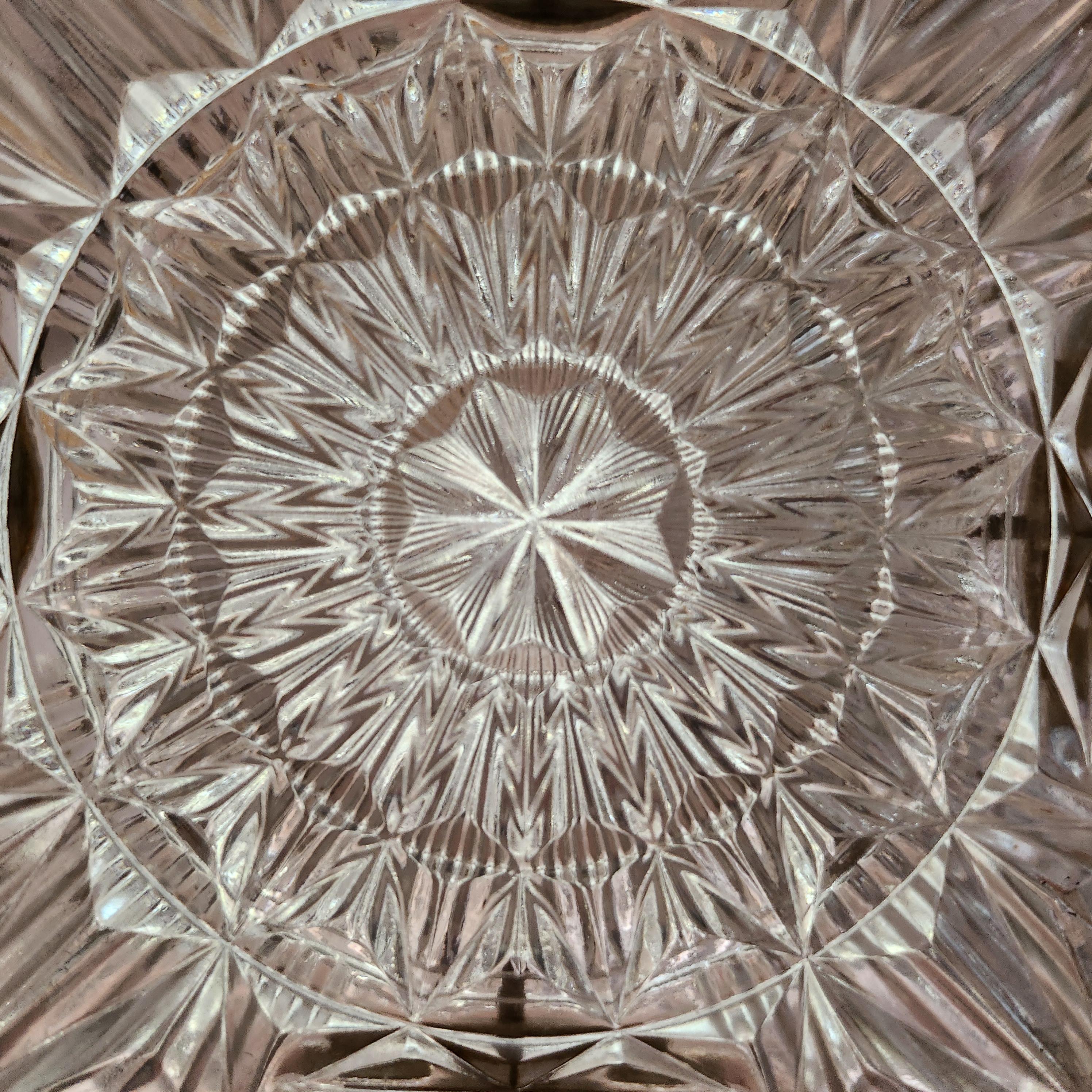 Glass chandelier from the c. 1970