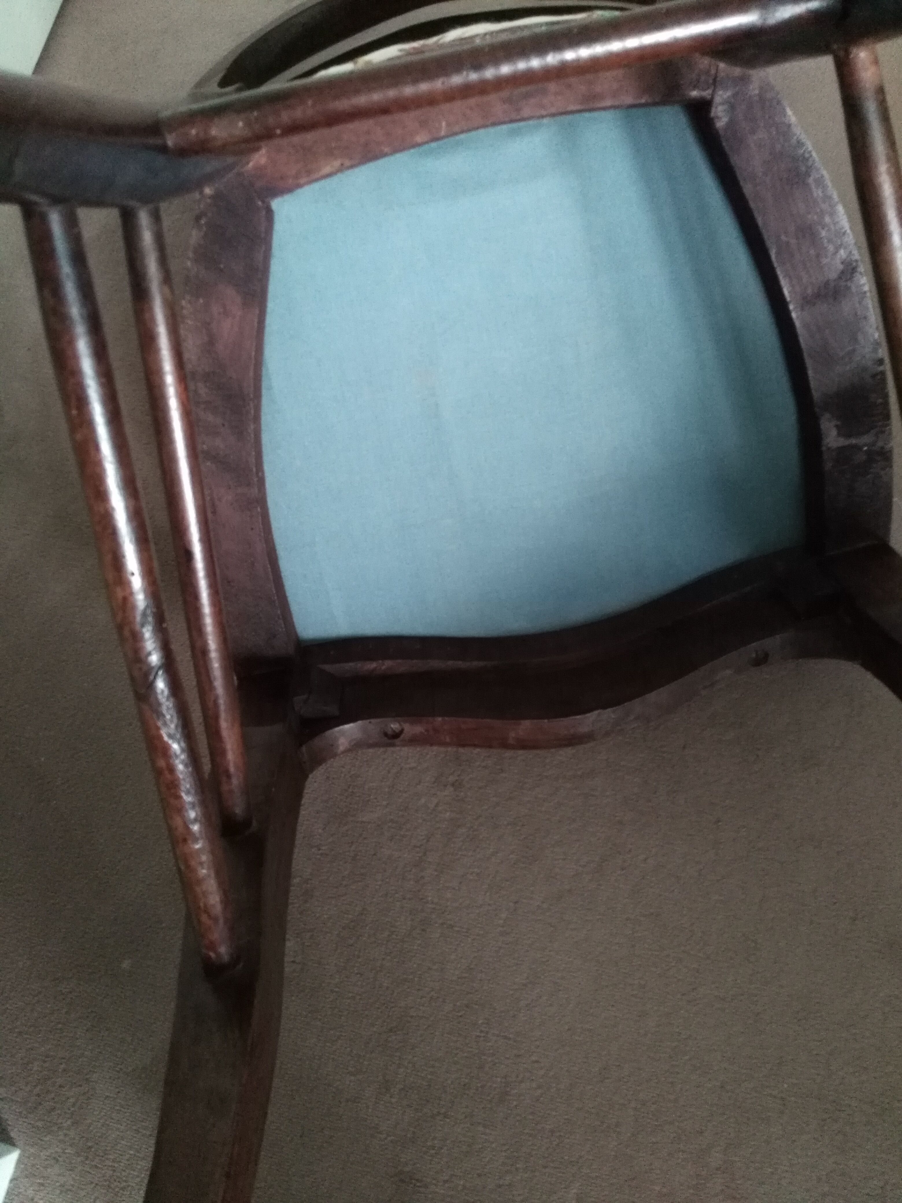 Louis-Philippe chairs with tapestry seat