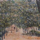Landscape - oil on canvas