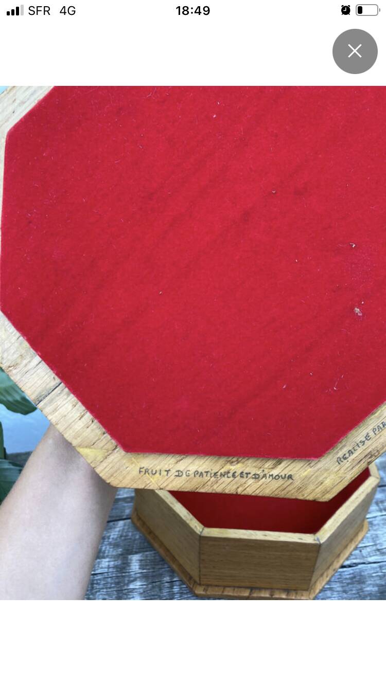 Boite bijoux bois artisanale