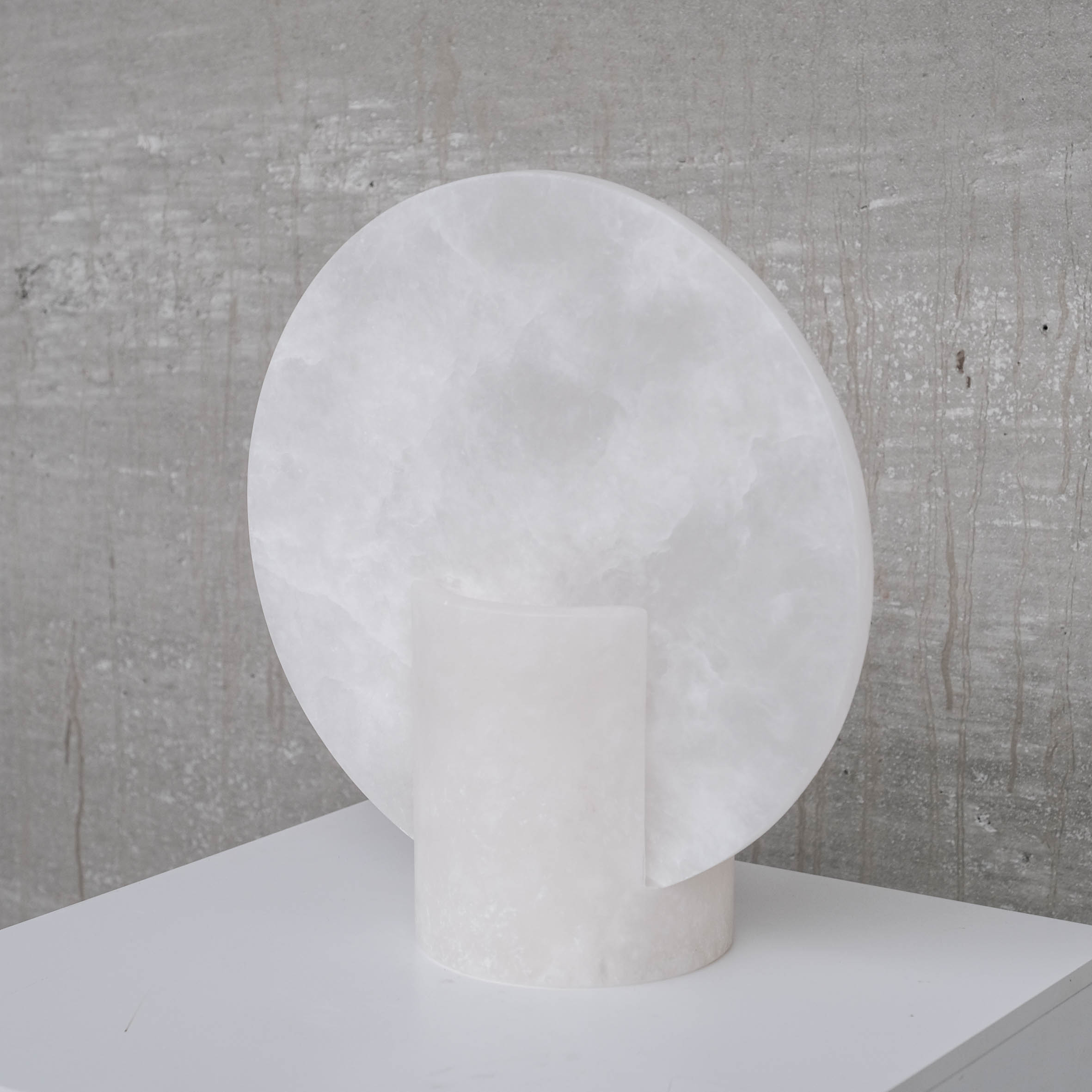 Pair of alabaster spanish table lamps