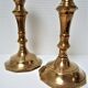 Pair of vintage brass candlesticks