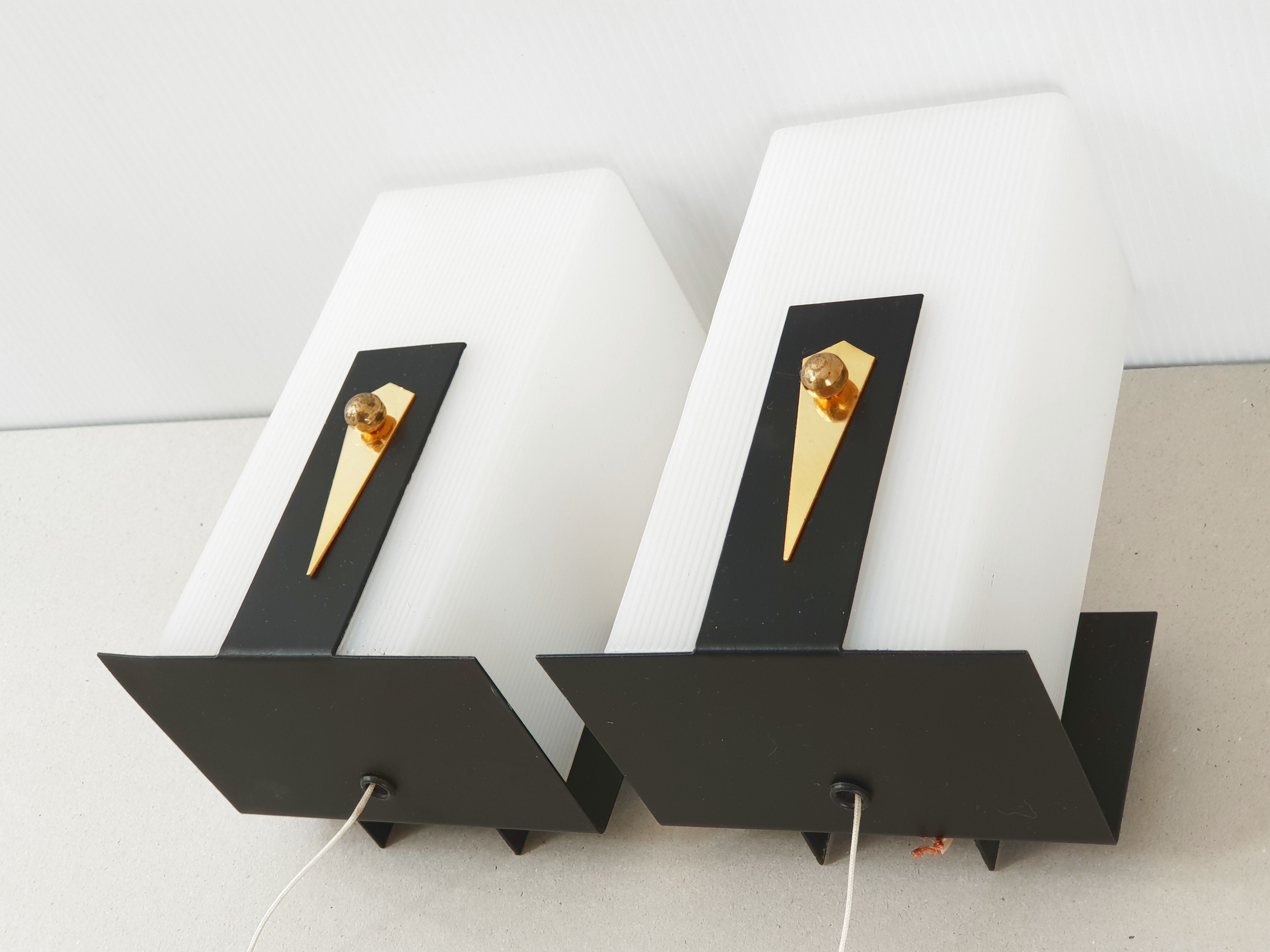 Pair of vintage sconces 1950