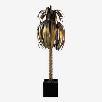 Tall Palm Tree Floor Lamp style Maison Jansen, 1960s