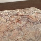 Vintage pinkish beige marble ashtray