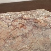 Cendrier en marbre beige rosé vintage