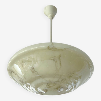 Art deco glass pendant lamp