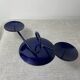 Vintage enamelled metal candle holder