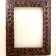 Antique handcarved frame Cedarwood 23.5 cm x 18.5 cm