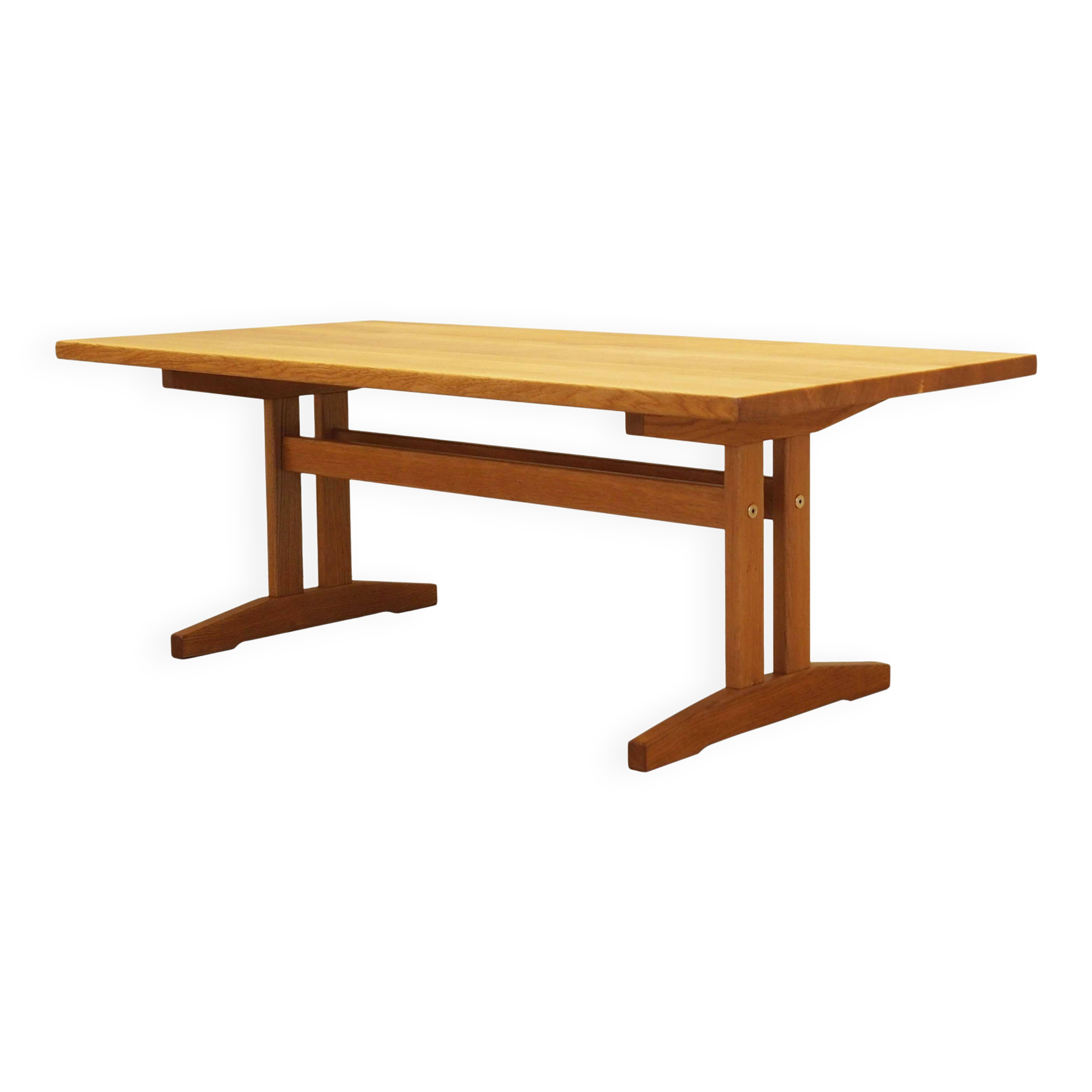 Ash coffee table, Danish design, 1970s, production: Denmark