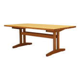 Table basse en frêne, design danois, années 1970, production : Danemark