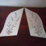 Double Venetian mirror, asymmetrical, beveled