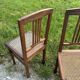 Art Nouveau chair pair