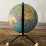 Globe-globe world map taride vintage tripode