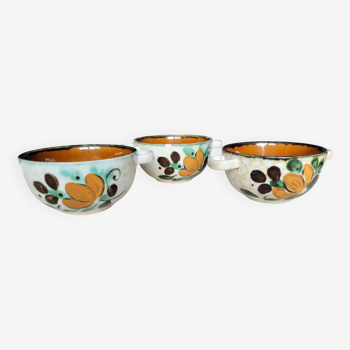 3 Boch la Louviere bowls