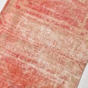2x12 Stair Red & Pink Vintage Runner Rug, 73x382Cm