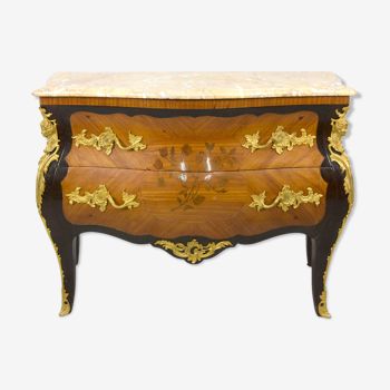 Louis XV floral marquetry dresser 1900