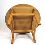 Table basse de chêne conçue par Hans J. Wegner et fabriquée par PP. Meubles dans les années 1960.