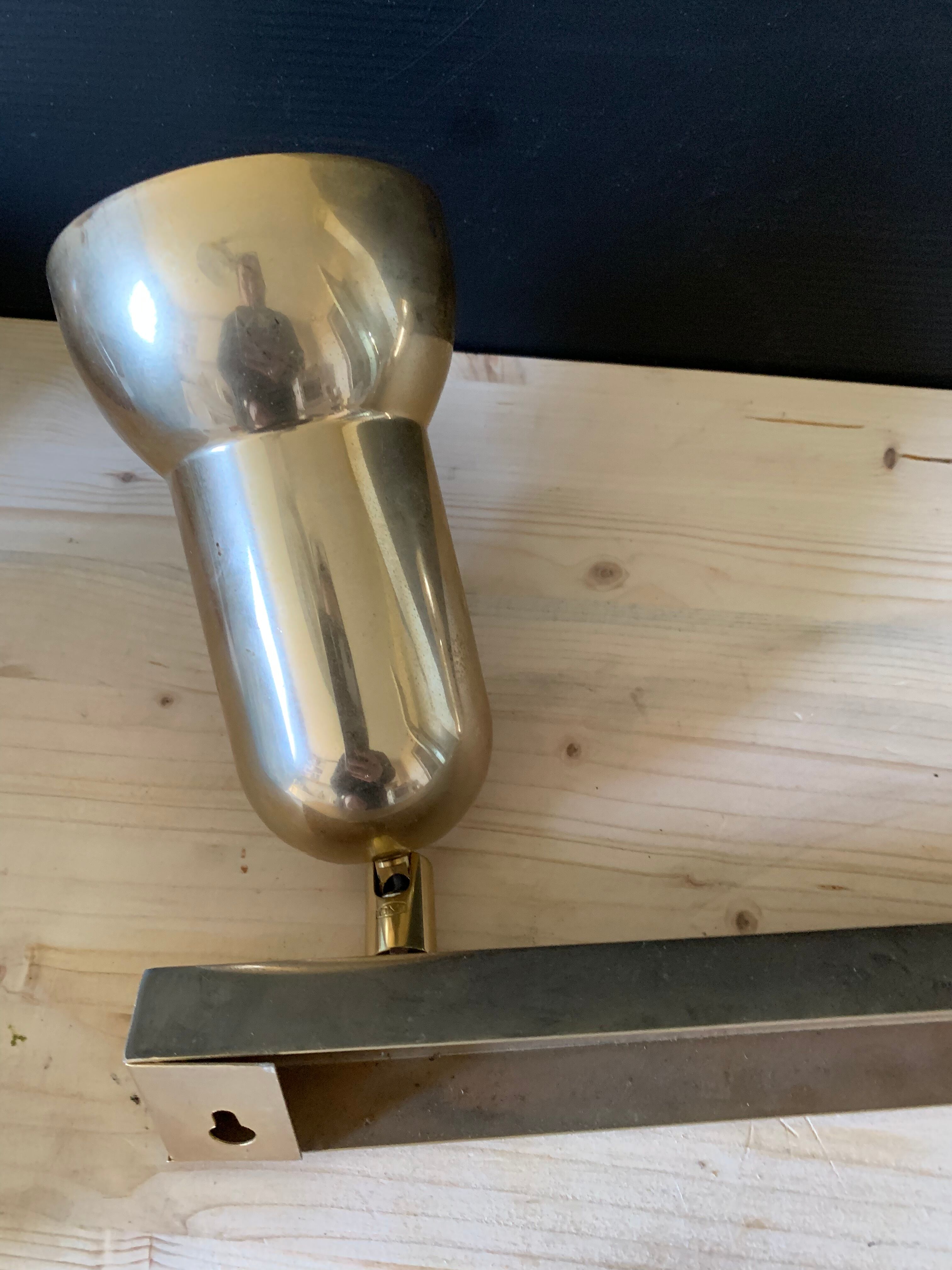 Wall lamp golden spots