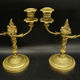 Pair of candlesticks Louis XVI style of the nineteenth