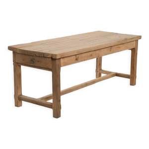 Table de ferme en chêne