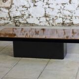 Elm burl coffee table, 1970
