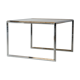 Coffee table vitra chrome and glass 1970's