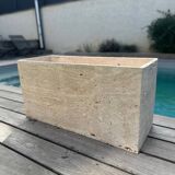 Travertine planter