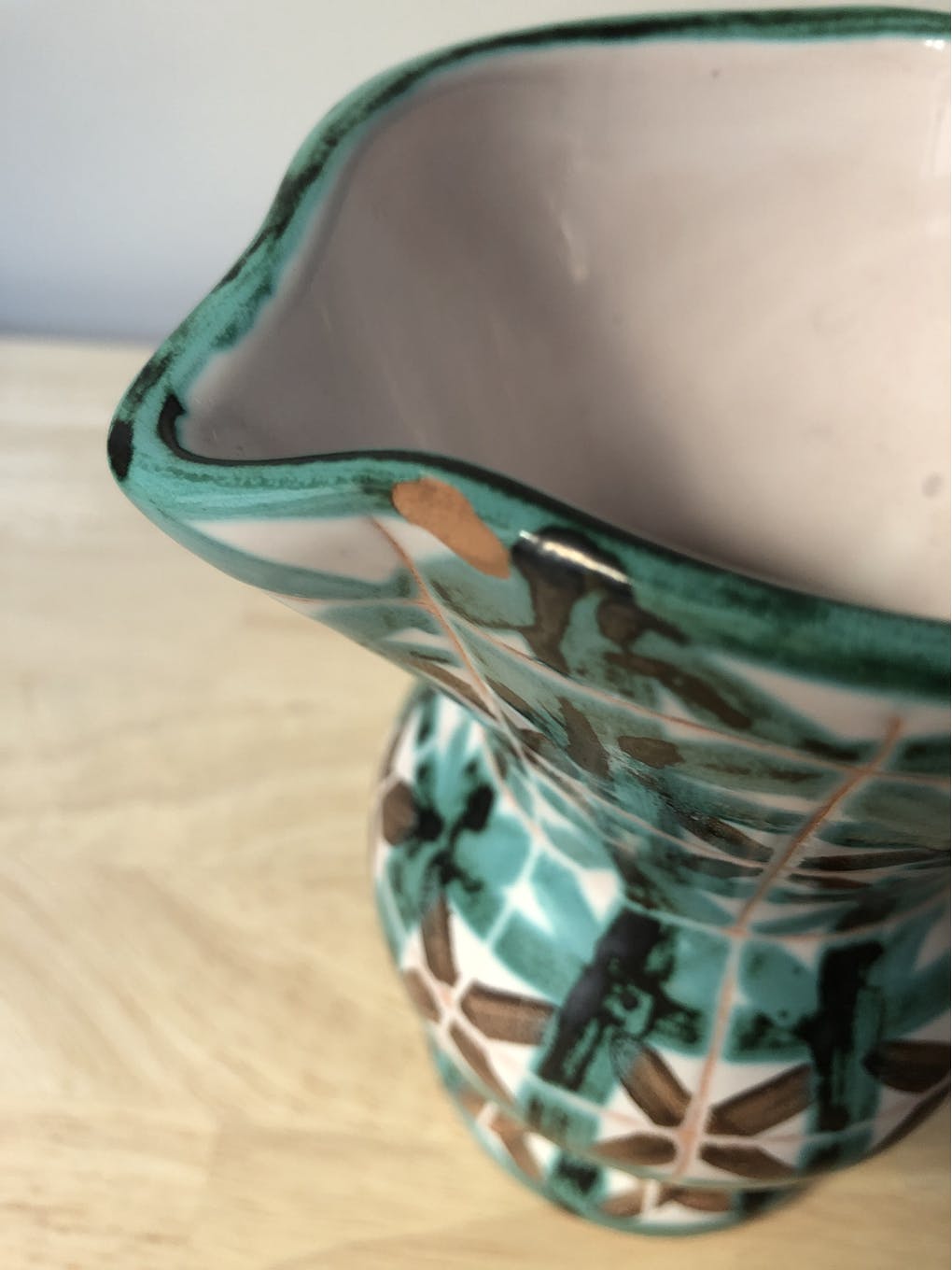 Robert Picault ceramic pitcher