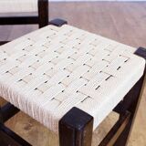 Set of 4 low stools