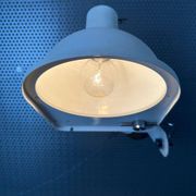 1970s white satin Italian wall lamp by Grignani for Luci