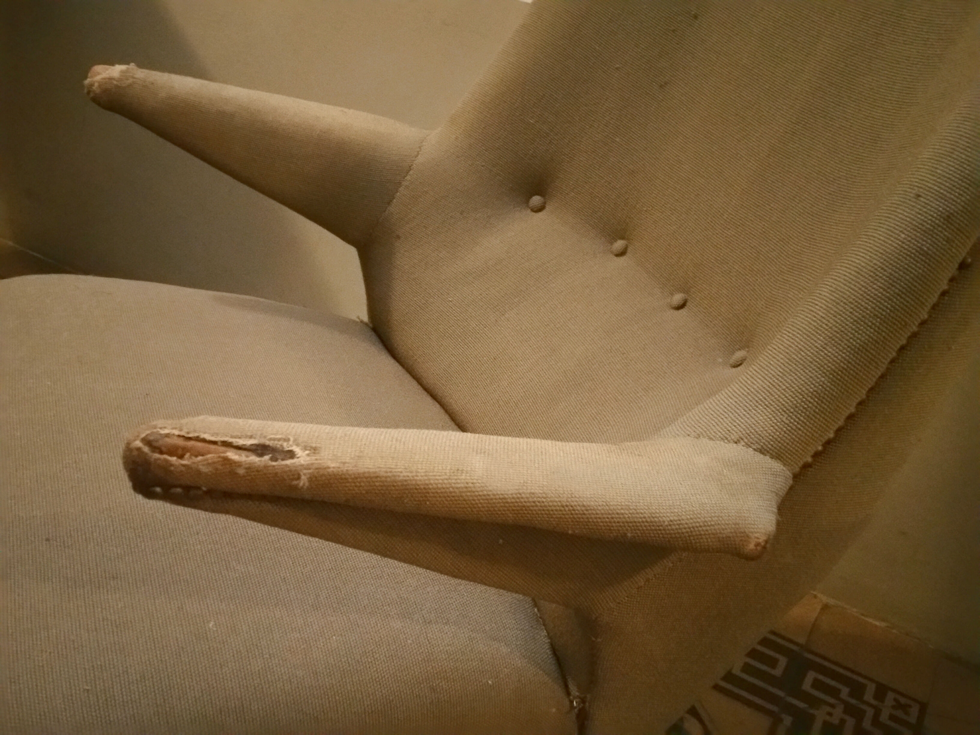 Armchair high danish 50/60s