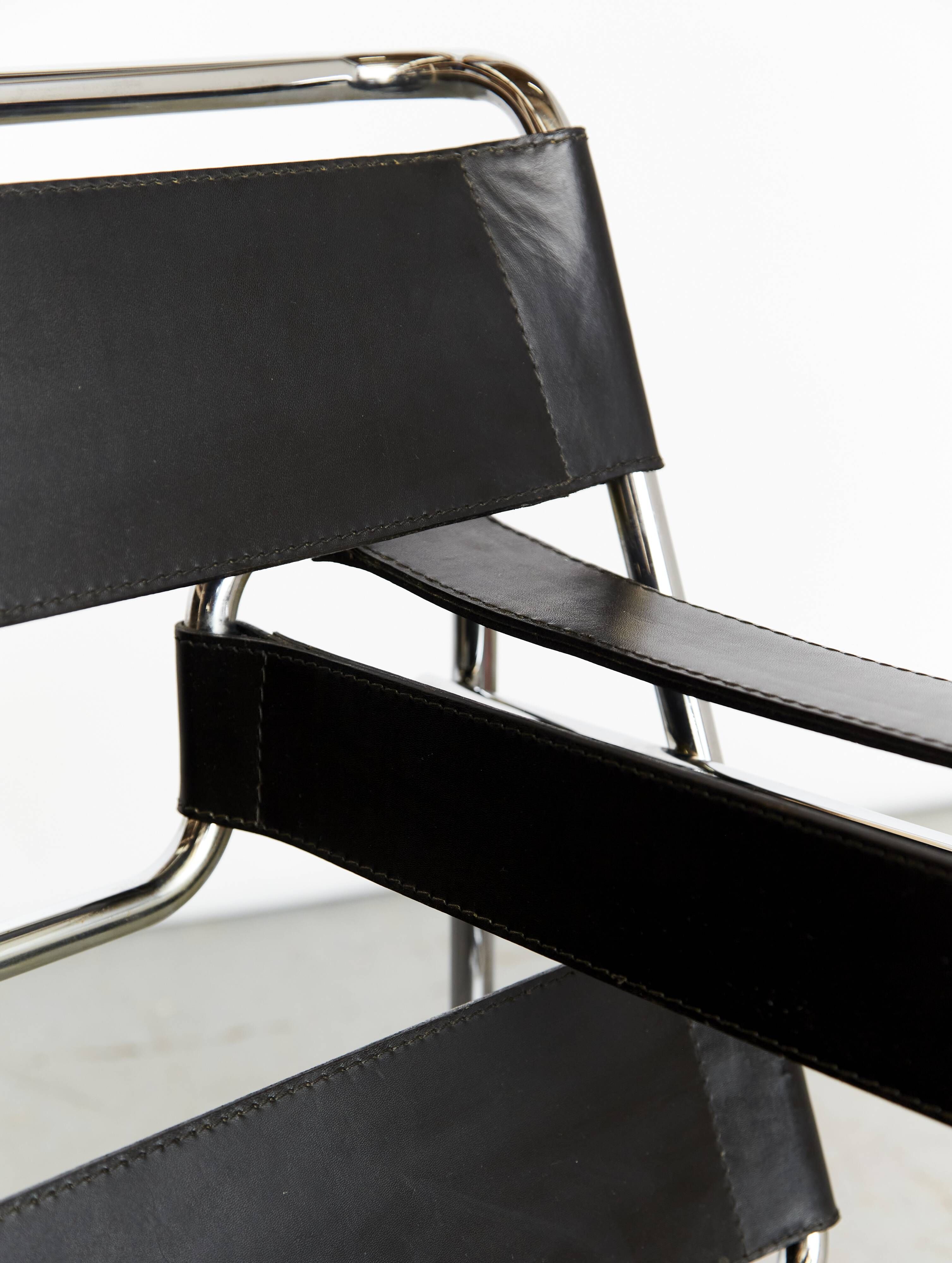 Marcel Breuer Clubsessel B3 "Wassily Chair" for Gavina