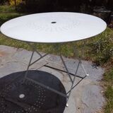 Old folding garden table