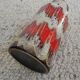 Vase vintage Scheurich poterie ouest-allemande LoRa Zig-Zag Fat Lava, 1970