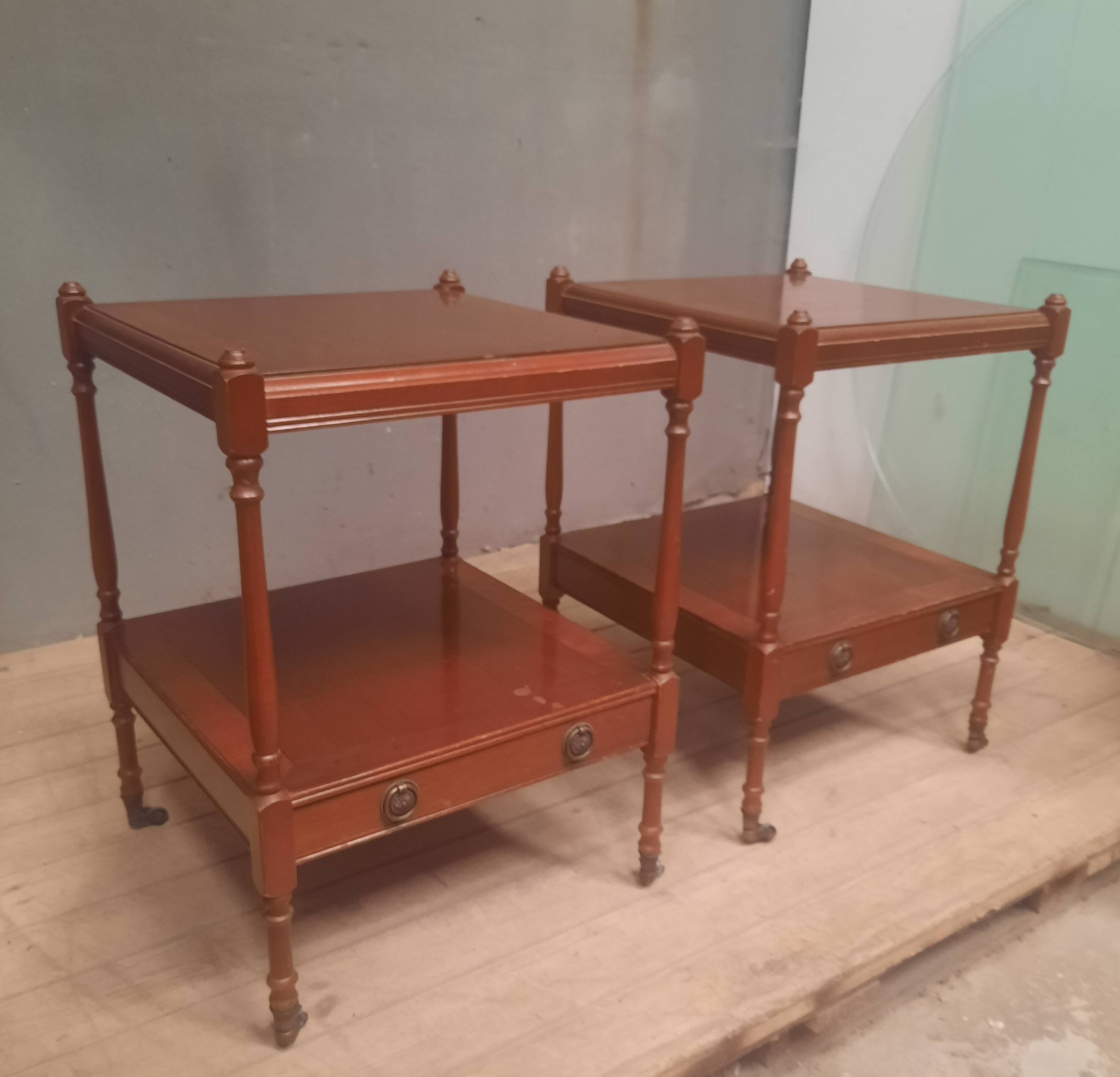 Pair of side tables