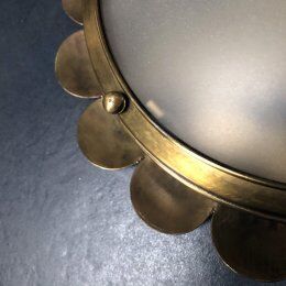 Paire d'appliques  en laiton vintage