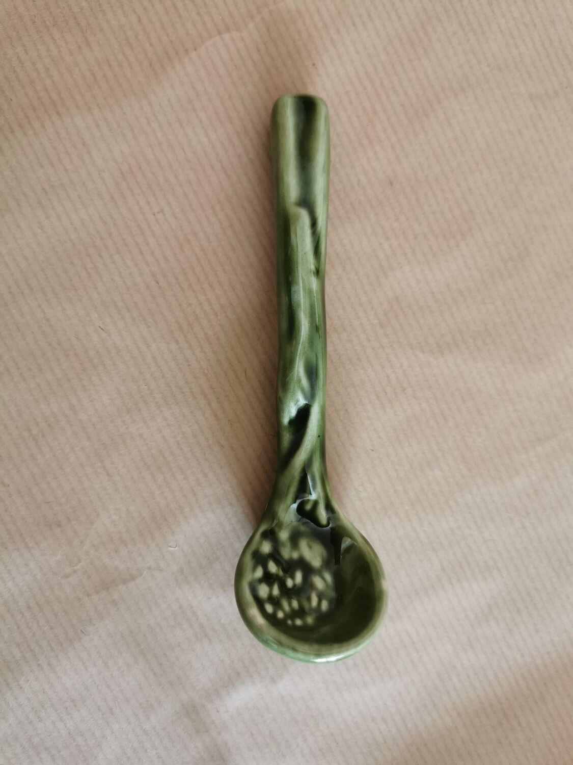 Slurry artichoke pot with spoon