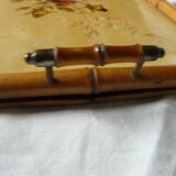 Large napoleon III bamboo floral decoration