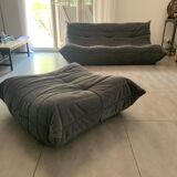 Togo sofa 3 places and ottoman