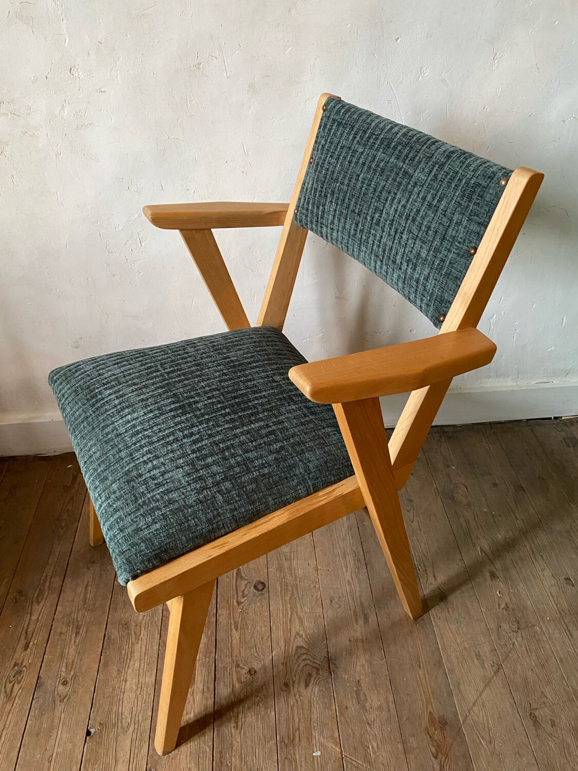 Renovated bridge armchair