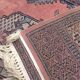 Rectangular oriental rug 153 x 91 cm