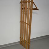 Pine wood coat rack / coatrack width 60 height 190 depth 30 cm