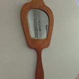 Antique beveled hand mirror