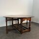 Table de salle à manger à rabats de type Gateleg en chêne XVIIIe siècle