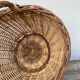 Old woven wicker basket