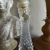 Glass candle holder